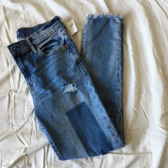 Urban Outfitters Denim - NWT Patchwork Distressed High Waisted Jeans